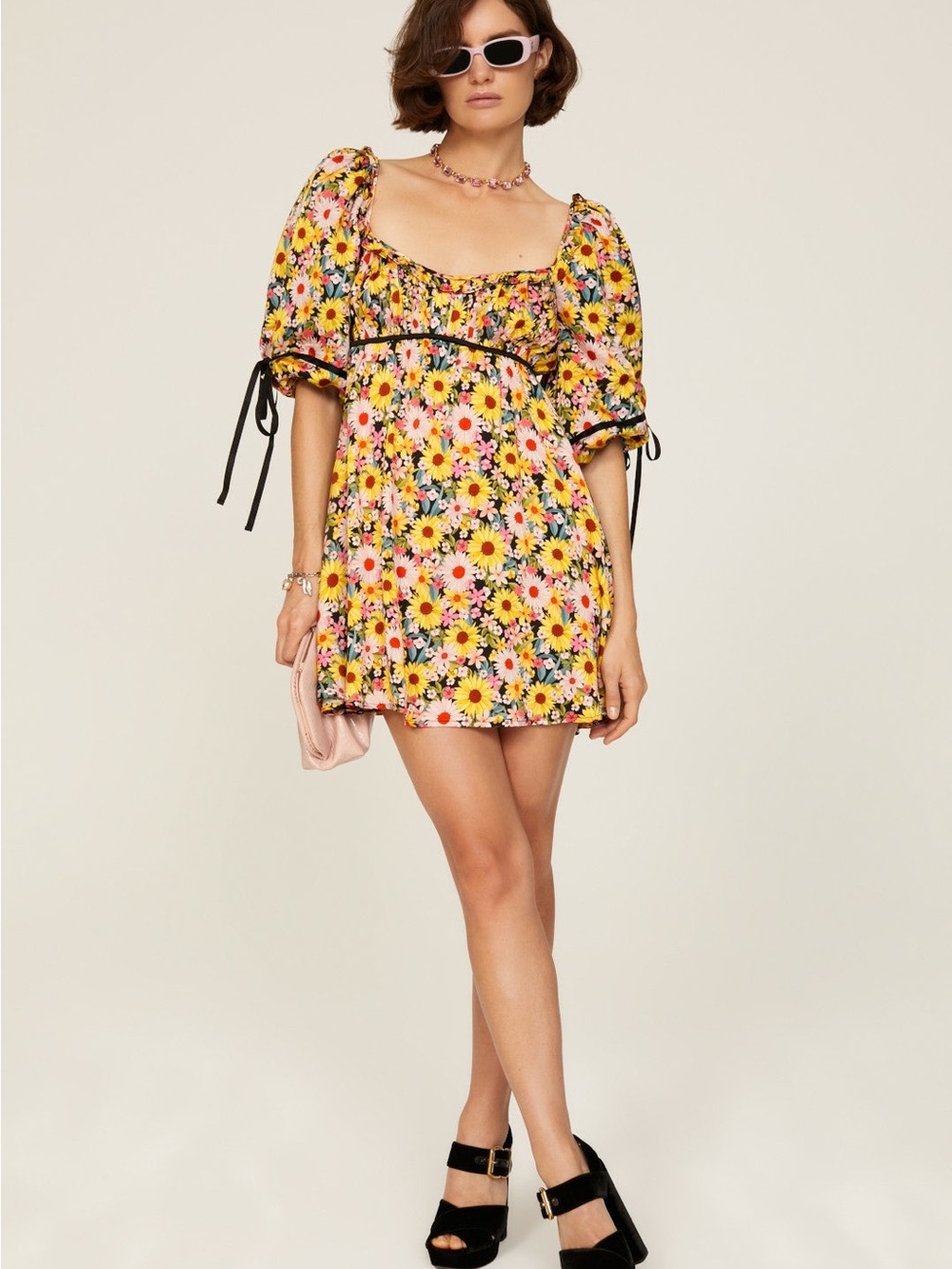 For Love & Lemons Sylvia Mini Dress